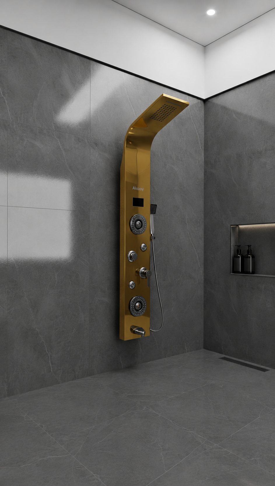 Shower panel 1002 (Gold)