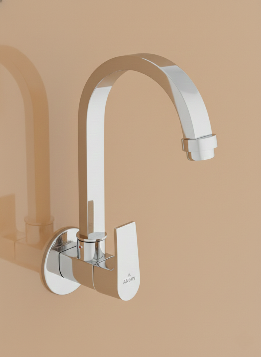 Sink cock (Flat spout)